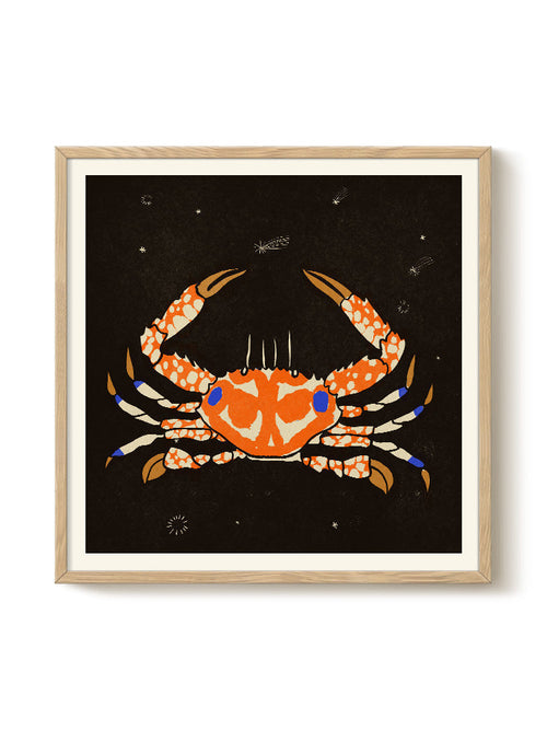 Enikő Eged - Starry Magic Crab - PSTR studio Kunst Poster - vtwonen shop