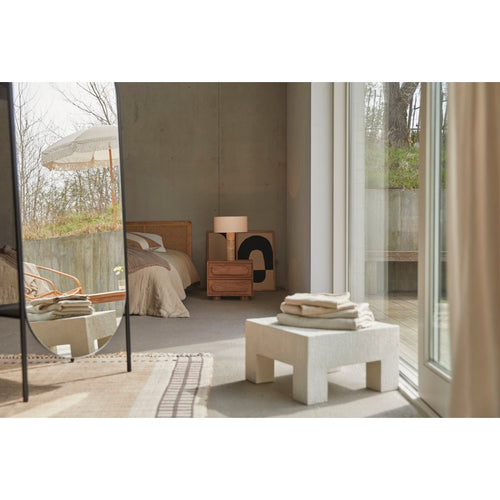 Tikamoon Nachtkastje van massief acacia met 2 laden - Naturel - vtwonen shop