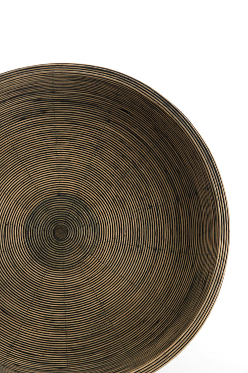 Light & Living bijzettafel COLON - Ø56x48cm - bruin - Set van 2