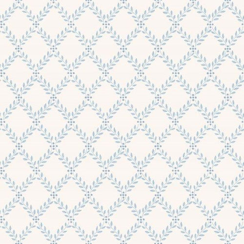 Borastapeter behang ruiten vergrijsd blauw - 53 cm x 10.05 m - 660382 - vtwonen shop