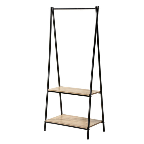 Calicosy - Rek in industriële stijl met 2 schappen  40x64.5x151 cm
