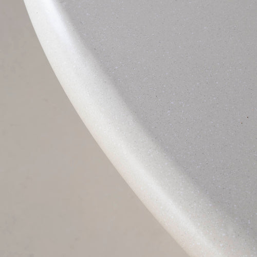 DÉJA Living Eettafel Brunn - Rond Beige Eco Composiet - 130cm