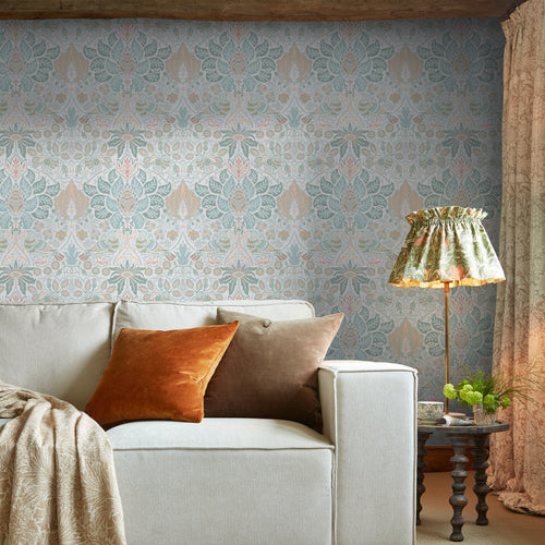 William Morris at Home Vliesbehang - Dove & Rose Haze - 1000x52 - vtwonen shop