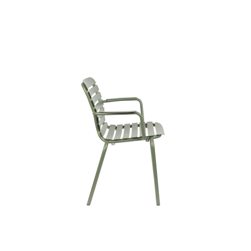 Zuiver Vondel Tuin Eetkamerstoelen armleuning Groen - Set van 2 - vtwonen shop