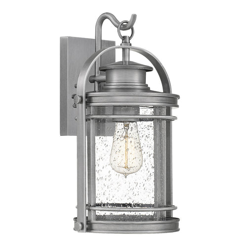 Elstead Quoizel Booker Outdoor Wandlantaarn Industrieel Aluminium, IP44