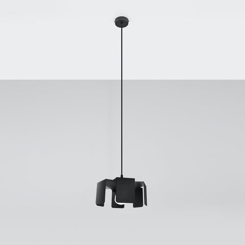 Sollux Lighting Hanglamp TULIP zwart - 24x24x110cm