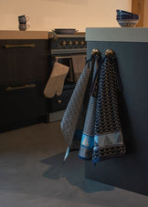 Luxe Keukendoek en Theedoek Boot Donkerblauw - Bunzlau Castle - 100% biologisch GOTS katoen