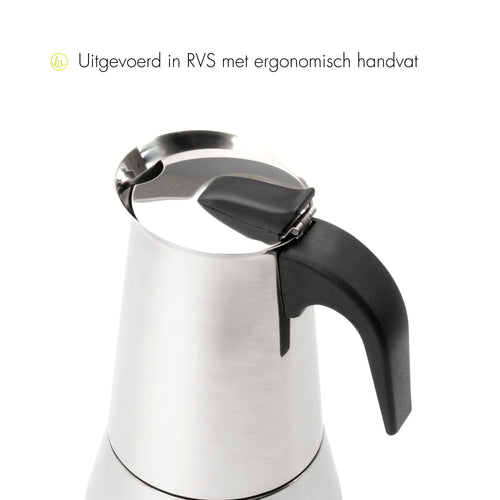 Leopold Vienna - Espressomaker Trevi 6-kops rvs - vtwonen shop