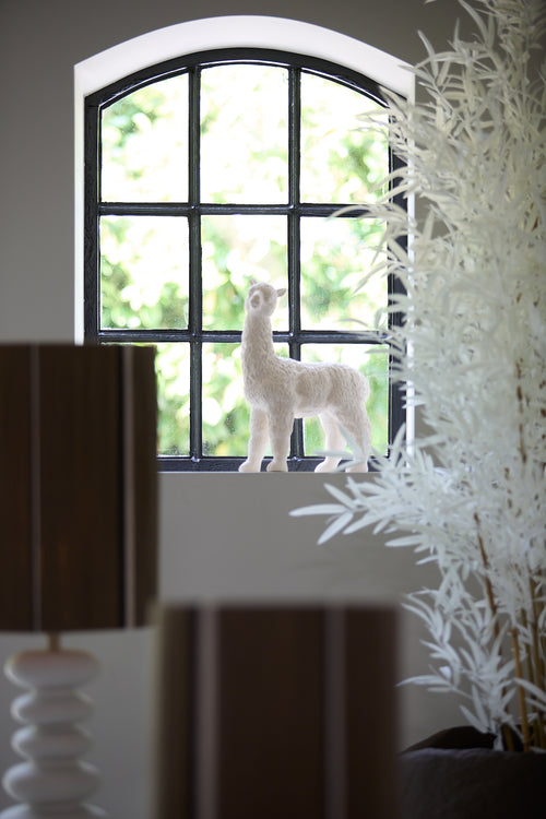 Light & Living ornament ALPACA - 29x13x39cm - wit