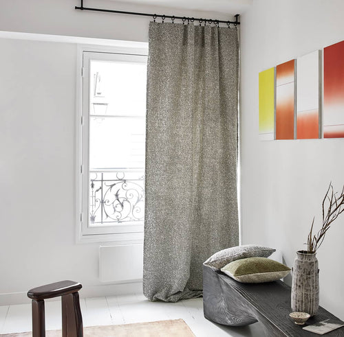 Madura Gordijn Pietro ivoor en zwart 136x350 cm