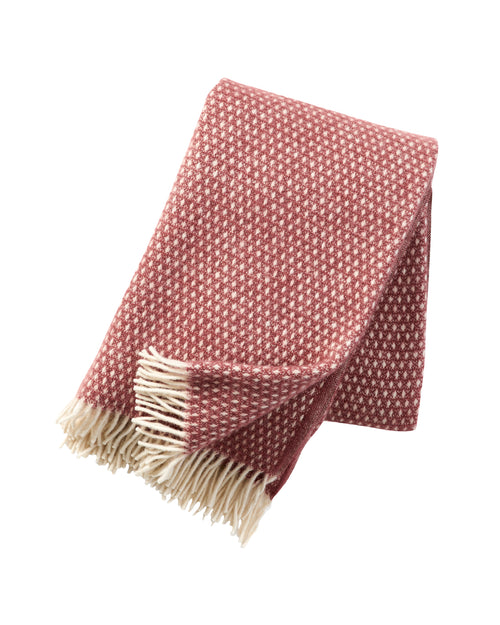 Klippan 100% wollen deken - Knut - rose browm - 130x200cm