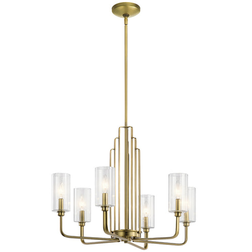 Elstead Kichler Kimrose Hanglamp met meerdere armen, geborsteld natuurlijk messing
