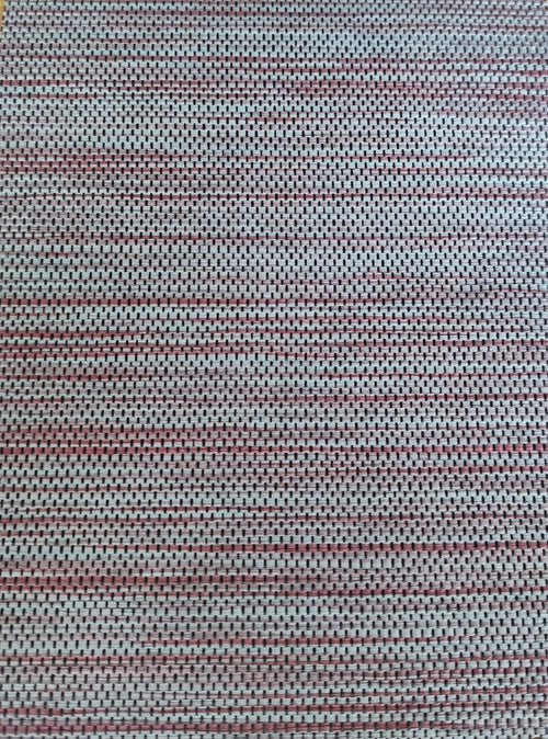 Catchii behang weave gray lines with Bordeaux - vtwonen shop