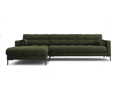 Cosmopolitan Design linker hoekbank Bali 5-zits, structurele stof, groente - 185x293x75cm