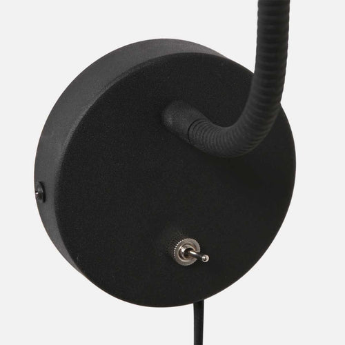 Mexlite wandlamp Upround - 1 lichts - 25x 30 cm - zwart - vtwonen shop