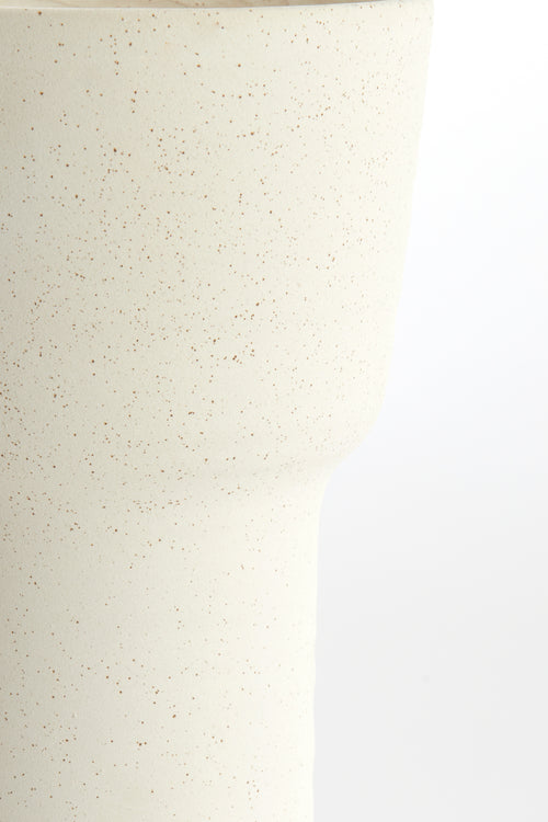 Light & Living vaas ALSACIA - Ø19x38cm - wit - vtwonen shop