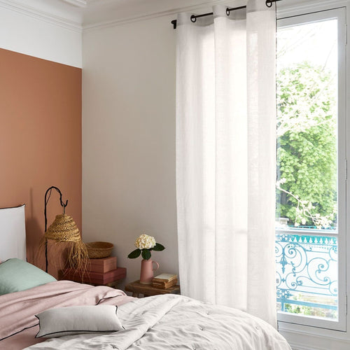 Madura Gordijn Carlina kalksteen en zwarte hommel 200x280 cm