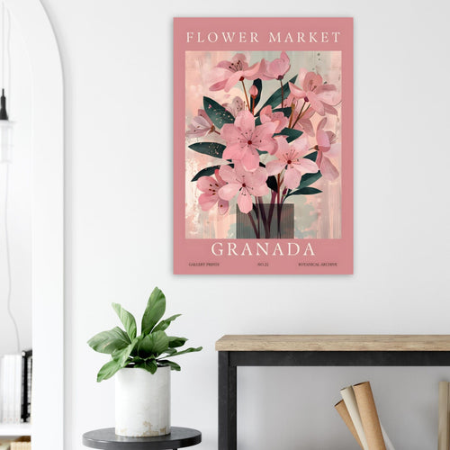 Artfulprints  Flower market - Granada   poster 50x70 cm - vtwonen shop