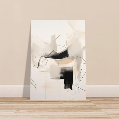 Artfulprints  Abstract - Chique brush 3   poster 50x70 cm - vtwonen shop