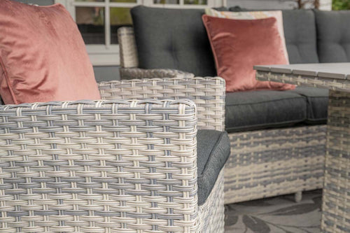 Seagull dining fauteuil - cloudy grey - reflex black - vtwonen shop