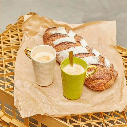 Urban Nature Culture Good Morning Latte mok - Oatmeal - 8,5x13cm