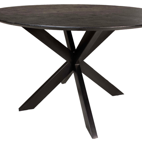 Giga Meubel Eettafel Romeo - Rond - Mangohout - 120cm