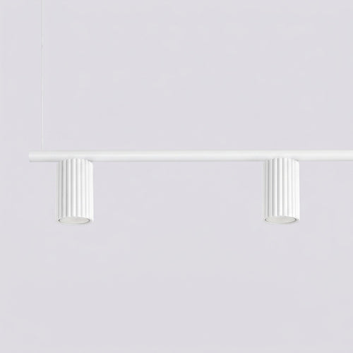 Sollux Lighting Kroonluchter KARBON 4 wit - 122x6,5x212cm