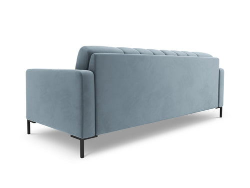 Cosmopolitan Design Bank Bali 3-zits, flueel, lichtblauw - 96x177x75cm
