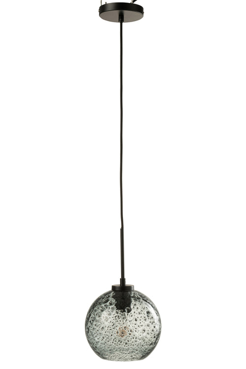 J-Line hanglamp Spikkel Bol - glas - grijs - small - vtwonen shop