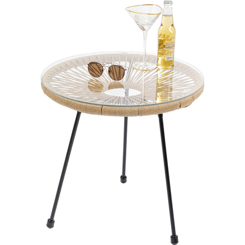 Kare Design Tuin Bijzettafel Acapulco 50cm Nature - vtwonen shop