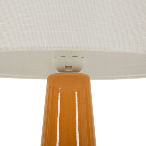 Mauro Ferretti tafellamp - Ø 30x51,5 cm - mosterd/wit