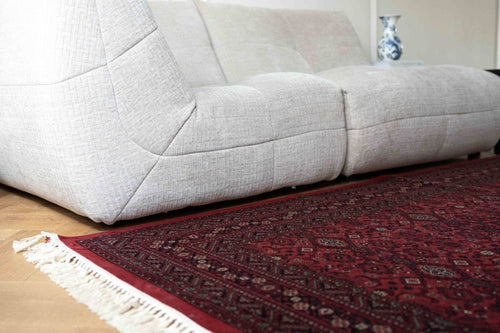 Interieur05 Vintage vloerkleed By Beppe rood met franjes - 195 x 300 cm - vtwonen shop