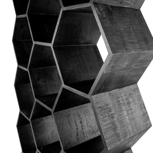 Kick open wandkast Hexagon - Antraciet - vtwonen shop