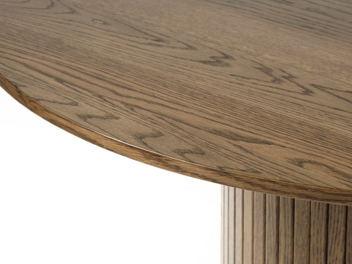 Rebellenclub Eetkamertafel Taree - ø120 cm - Smoked Eiken - vtwonen shop