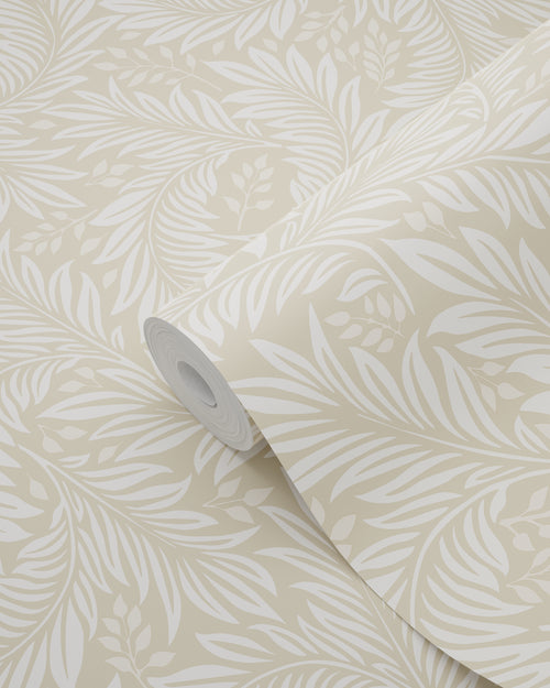 ESTAhome behang bladeren beige - 50 x 900 cm - 131147 - vtwonen shop