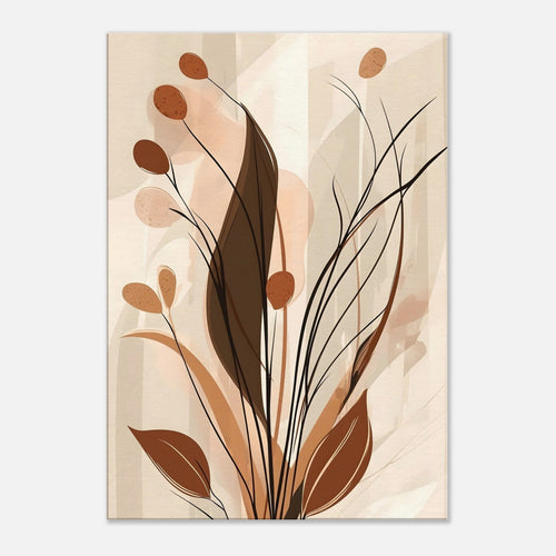 Artfulprints Canvas Boho – Autumn growth canvas - 100x150 cm - beige