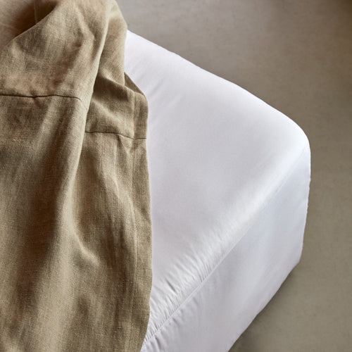 Tikamoon Voetenbank in natuurlijk linnen - Naturel - vtwonen shop