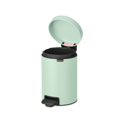 Brabantia NewIcon Pedaalemmer, 3 liter, kunststof binnenemmer - Jade Green