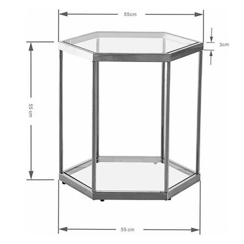 Kare Design Bijzettafel Comb Gouden 55cm - vtwonen shop