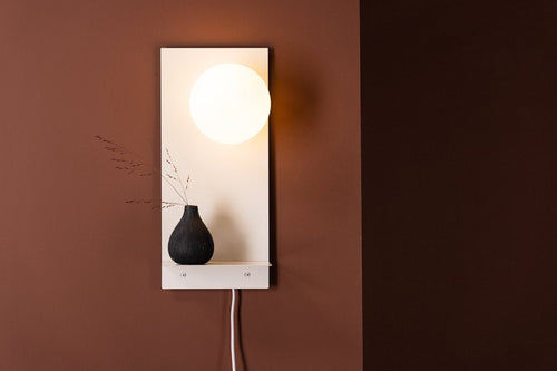 Rebellenclub Wandlamp Mio - lichtgrijs