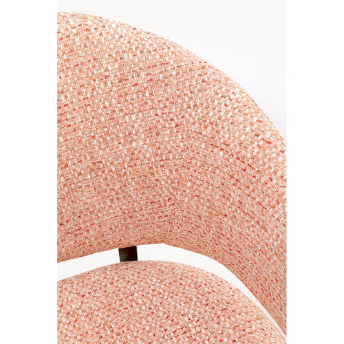 Kare Design Stoel met armleuningen August Melange roze