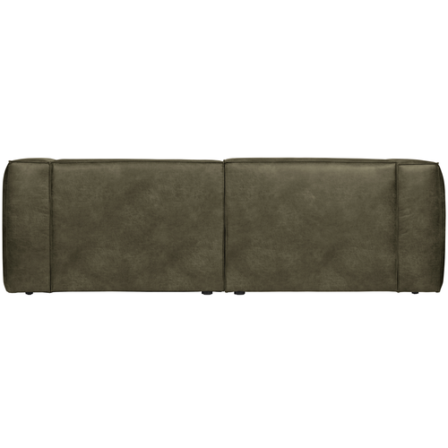 WOOOD 3,5-zits bank Bean - Eco-leder - Army Green - 73x246x96 - vtwonen shop