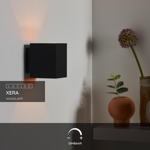 Lucide wandlamp XERA - 1xG9 - Zwart - vtwonen shop