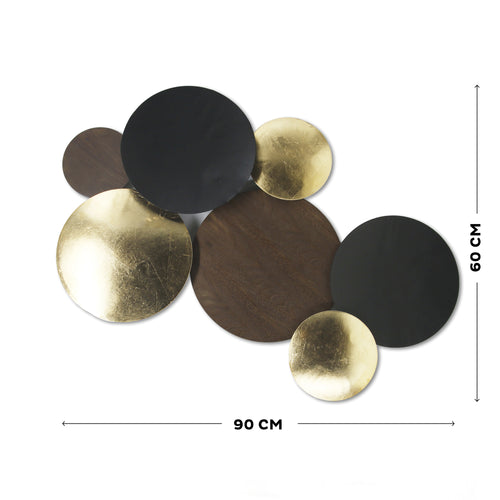 Art for the Home Metal Art - Elegant ornament disks - 90x60cm - vtwonen shop