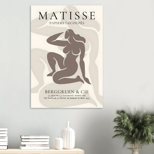 Artfulprints  Matisse - Shapes of her   poster 30x40 cm