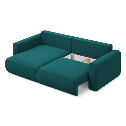LaMiaSofa hoekbank links Perugia - velours - marien - 240x149x82