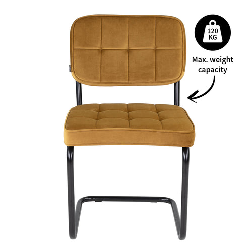 Kick buisframe stoel Ivy - Goud