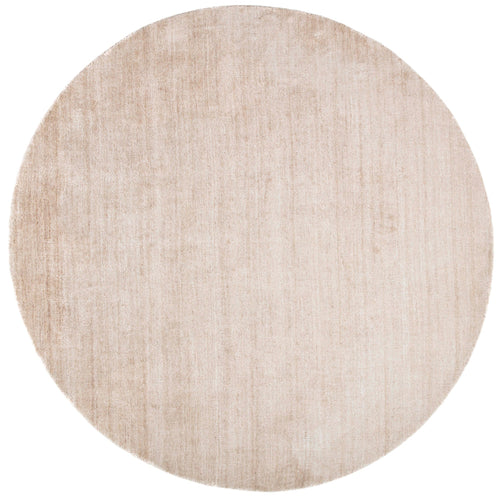 Vloerkleed MOMO Rugs Plain Dust Round Robusto Ivory 250 cm rond