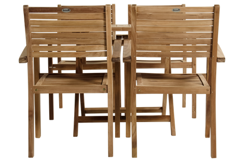 Hartman Tuinstoel Sunderland - Teak Naturel - 60x60x90cm - vtwonen shop