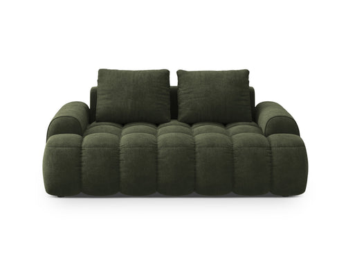 Cosmopolitan Design Bank Linz 2-zits, flueel groente - 100x175x84cm